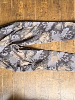 Vanquish Men's Camouflage Jogger Sweatpants - Gray/Tan L